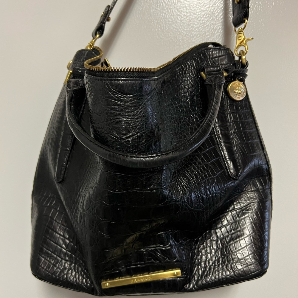 Brahmin bag Melbourne black shoulder bag